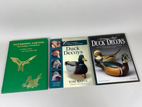 3 Carving Books, Blue Ribbon Techniques, Antique Style, and Classic Carving Projects