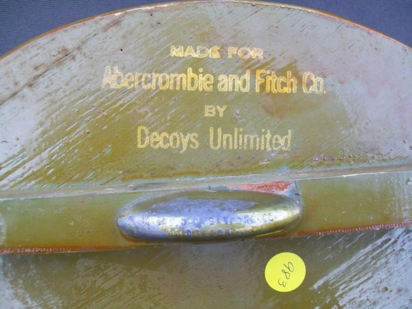 Pair of Working Mallards Made for Abercrombie and Fitch Co by Decoys Unlimited