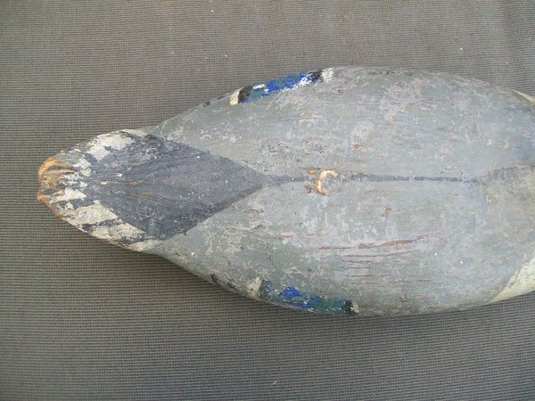 Illinois River Mallard Drake, Schoenheider, Sr.?  - Circa Early 1900's.  (#1200)