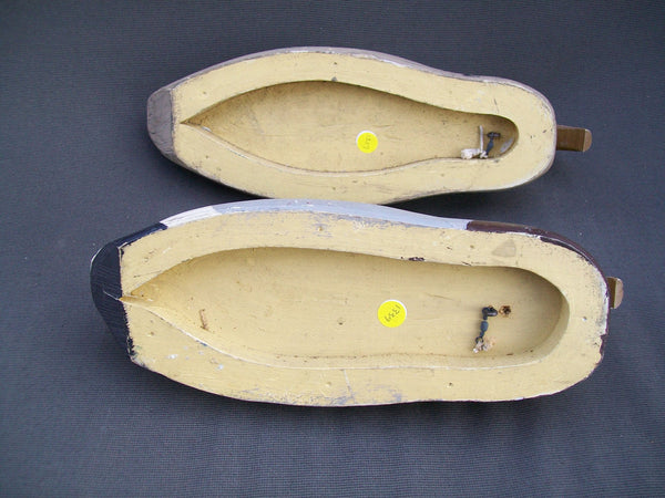 Unusual Wisconsin Mallards, Pair - hollow concave bottoms  (#1339)