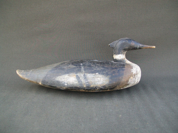 Maine Merganser working decoy with weight