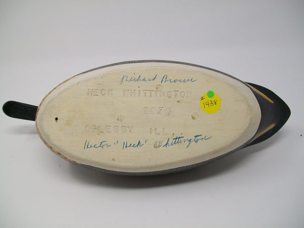 Heck Whittington Greenwing Teal.  (#1438)