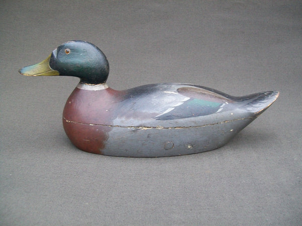 Mason Premier Mallard Drake, Original Paint, with Premier stamp on bottom