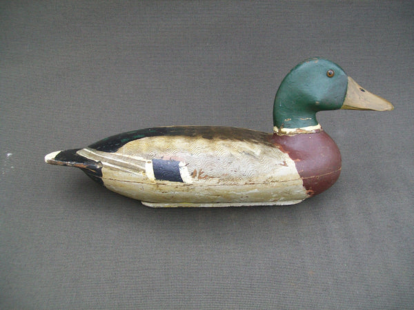 Early Charlie Walker Mallard Drake with Weeks paint