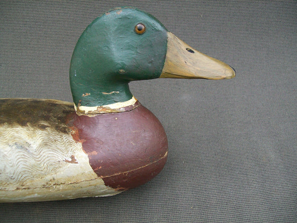 Early Charlie Walker Mallard Drake with Weeks paint