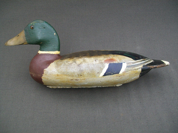 Early Charlie Walker Mallard Drake with Weeks paint