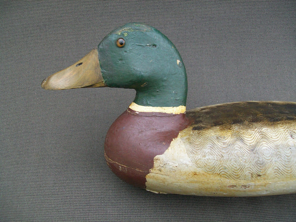 Early Charlie Walker Mallard Drake with Weeks paint