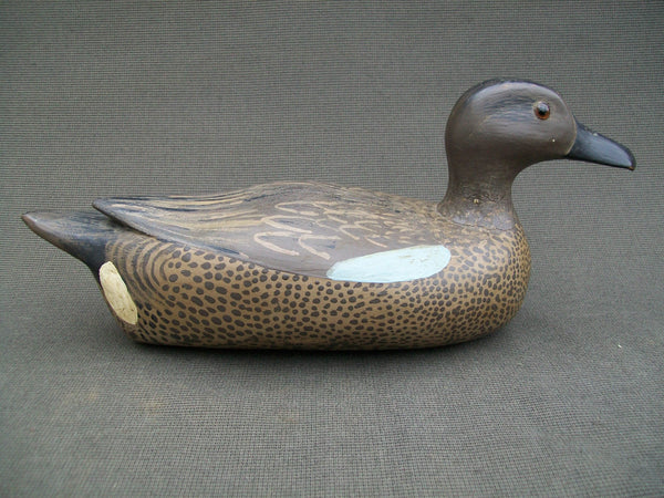 Folky Pair of Blue Wing Teal, Unknown Carver (#1562)