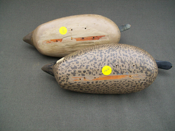 Folky Pair of Blue Wing Teal, Unknown Carver (#1562)