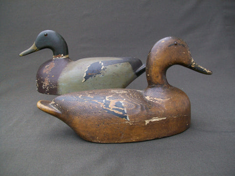 Burton Lange Mallards Pair, Original Paint