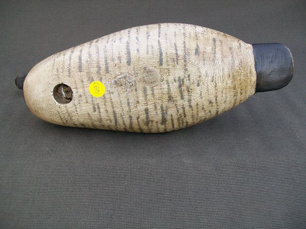 Red Head Drake Solid body Wooden Decoy, Stevens Factory Influence