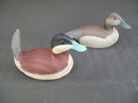 L.T. Ward Ruddy Ducks painted by Fred Destri