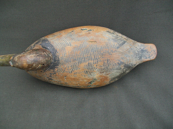 Solid Body Canvasback- "DE TON" brand on bottom- Circa 1920's