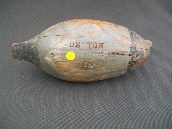 Solid Body Canvasback- "DE TON" brand on bottom- Circa 1920's