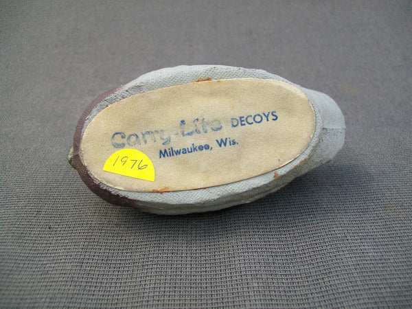 Carry-Lite Salesman Sample Mallard Drake - Label on bottom  (#1976)