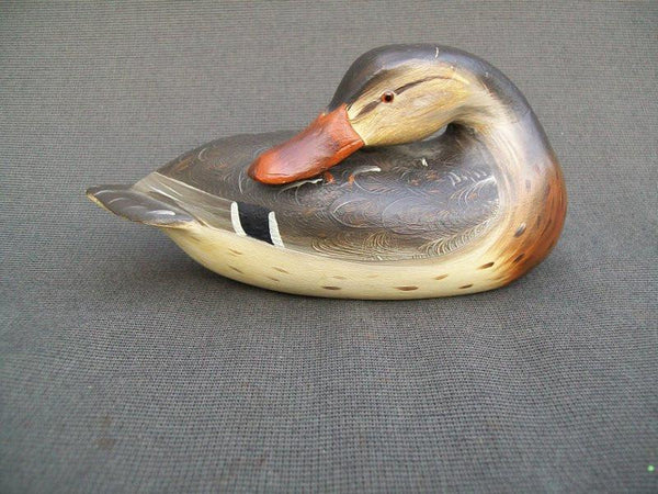 Robert Weeks Preening Mallard Hen Stamped