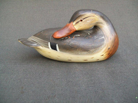 Robert Weeks Preening Mallard Hen Stamped