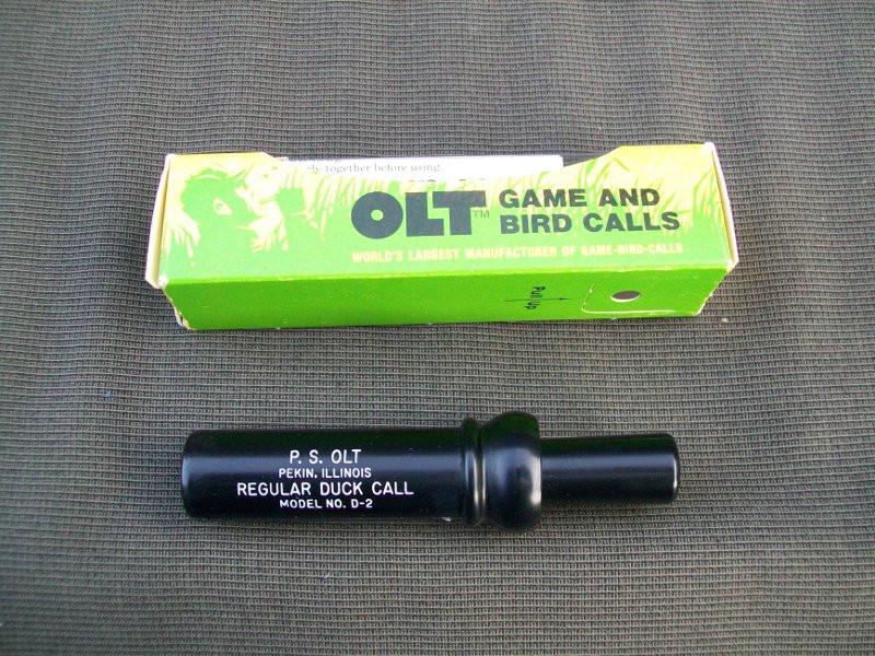 P.S. Olt D2 Duck Call in box with paperwork - Muddy Water Decoys