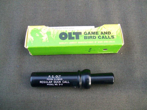 P.S. Olt D2 Duck Call in box with paperwork