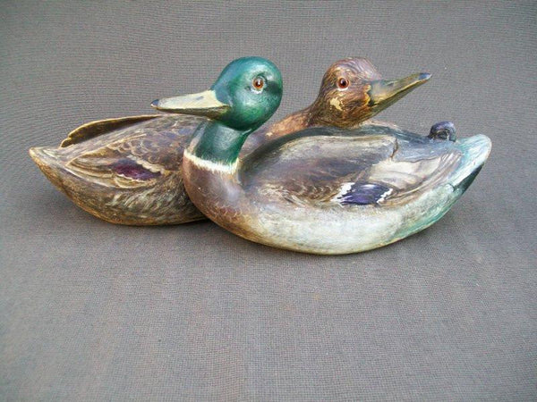 Folky Innertwined Mallards Pair