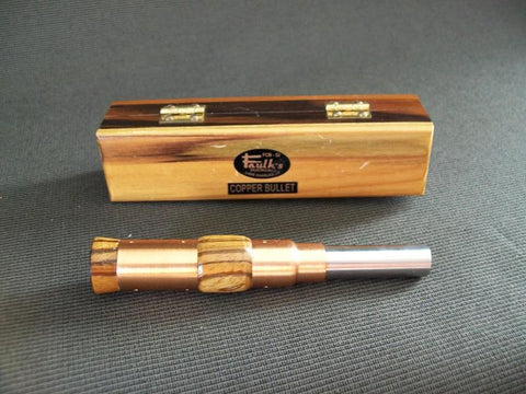 Faulks Copper Bullet Duck Call in Wooden Box
