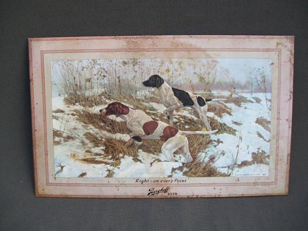 Vintage Berghoff Beer Metal Advertising Sign