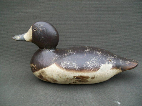 Mason Hen Bluebill with tackeyes Original paint