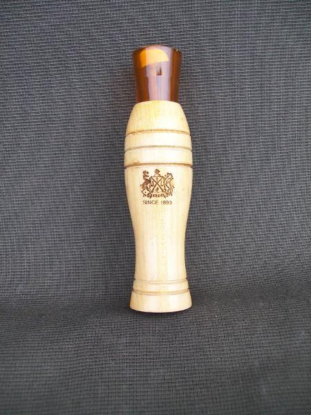 Herters Wooden Duck Call with Engraved Emblem