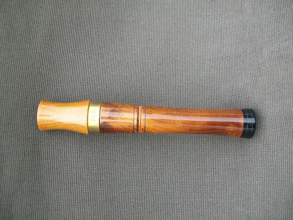 Hand Made Goose Call with Brass Band