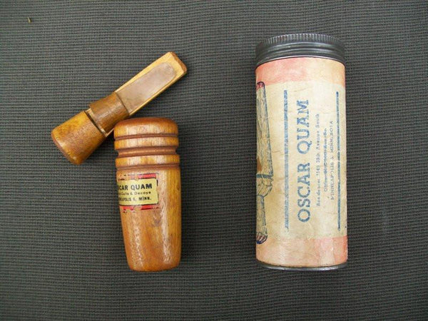 Oscar Quam Duck Call in original tube