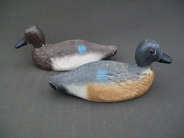 Animal Trap Blue Wing Teal Pair Stamped Excellent Condition