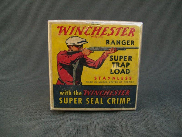 Winchester Ranger Super Trap Load Empty 12 GA Shell Box - Muddy Water ...