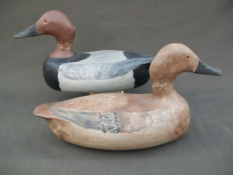 Lester Carrigan Canvasback Pair