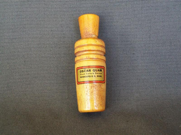 Rare Round Barrel Oscar Quam Duck Call
