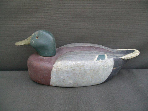 Hollow Illinois River Mallard Drake attributed to Otto Quetsch