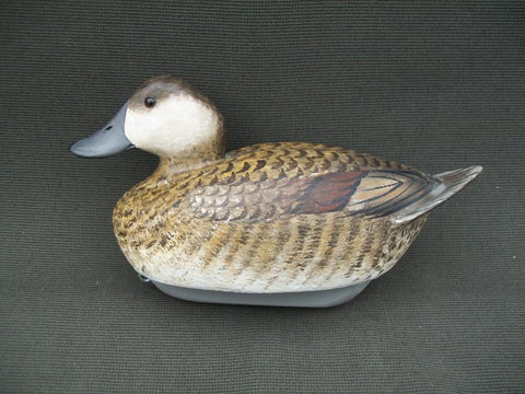 Michael Lashbrook Ruddy Duck Working Decoy Cork with Keel  (#2391)