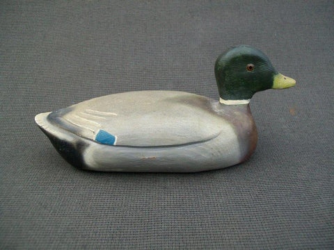 Hand carved Miniature Illinois River Mallard