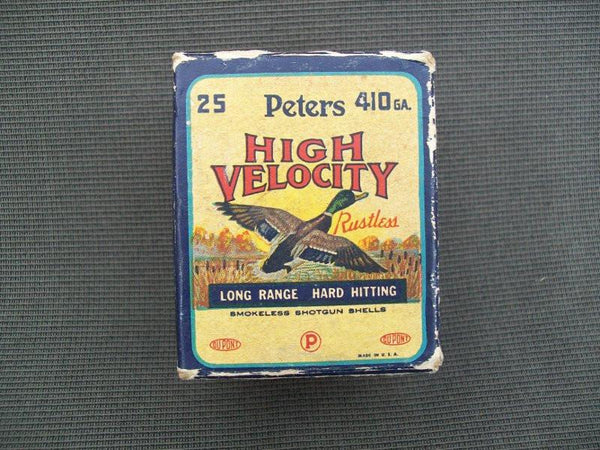 Peters High Velocity 410 GA shell box