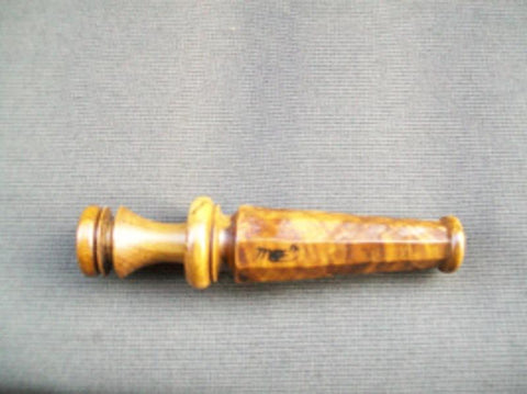 Marv Meyer Hand Carved Duck Call with insignia