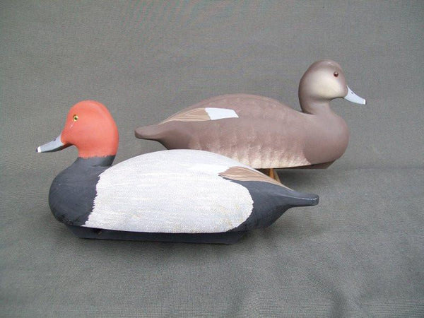 Jack Sweet Red Heads Decoys Unlimited Stamped Pair.  (#2203)