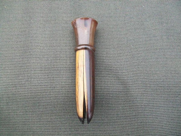 Elam Fischer Multi Colored Tongue-Pincher Duck Call with Horn End