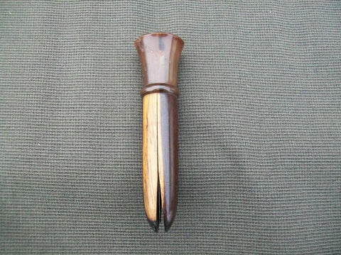 Elam Fischer Multi Colored Tongue-Pincher Duck Call with Horn End