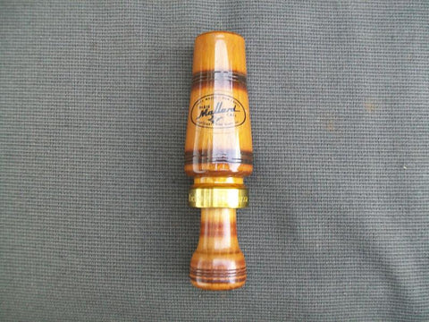 Chick Majors - Don Cahill Dixie Mallard Call with Duck Engraved on Brass Band