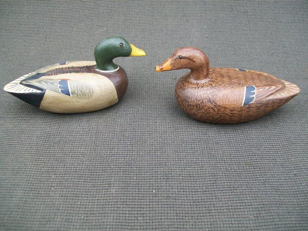 Illinois River Miniature Mallard Decoys by Bill Ellena