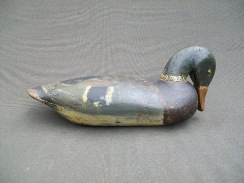 Vintage Preening Mallard Drake