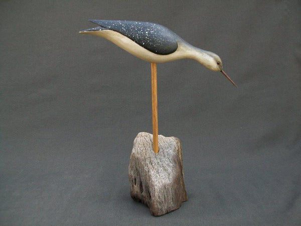 Jerry Siloski Feeding Shorebird - Decatur, Illinois