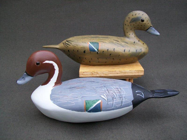 Wilfred Bush Pekin Illinois Pintail Pair 1/3 Size