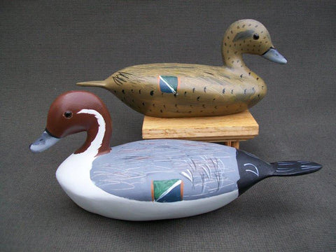 Wilfred Bush Pekin Illinois Pintail Pair 1/3 Size