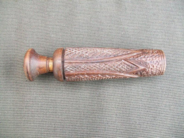 Nicely carved Don Faigley Wooden Duck Call