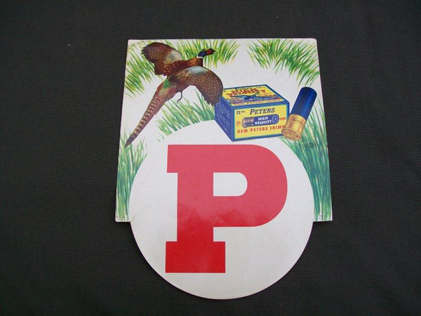 Peters High Velocity Vintage two sided advertising piece